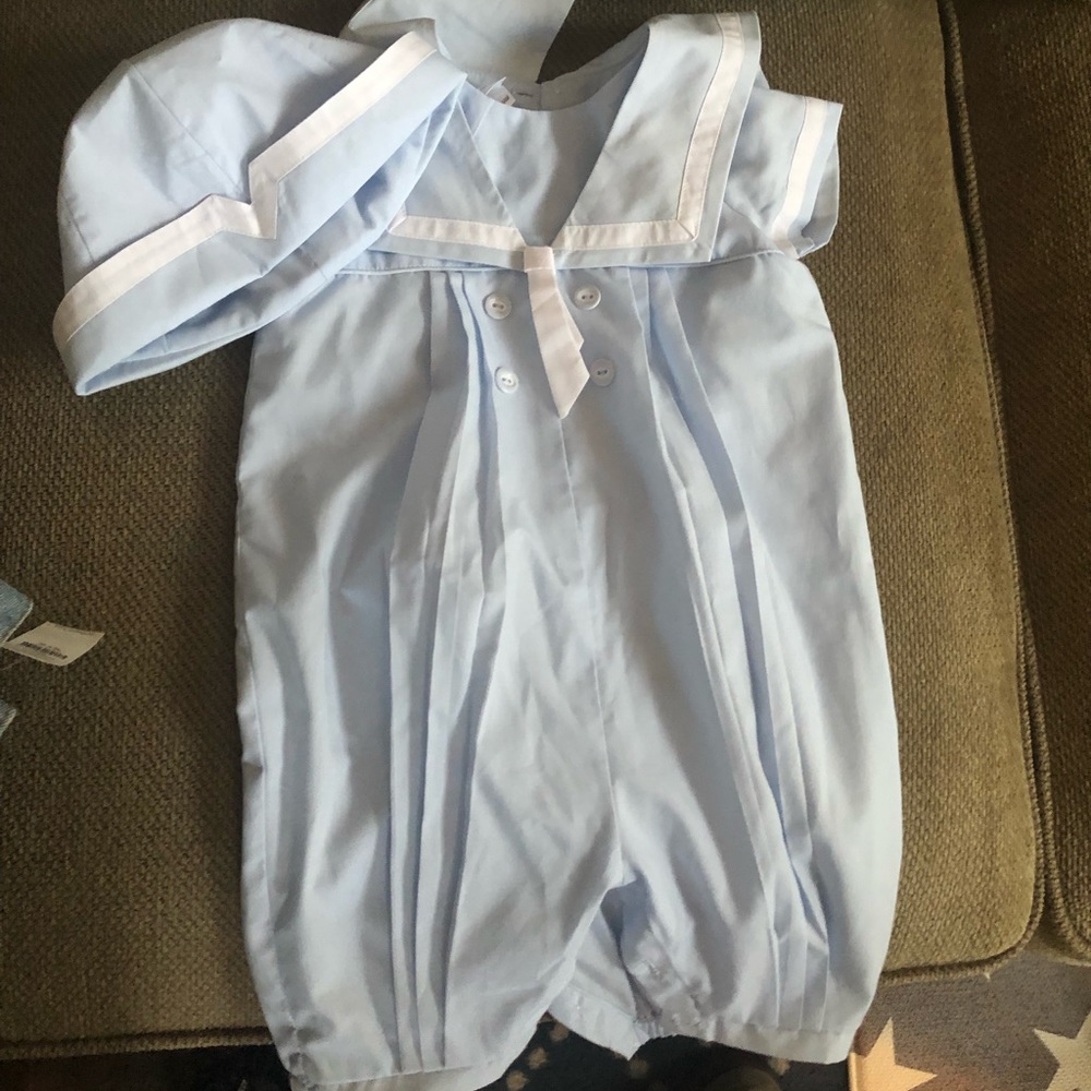 Boys Blue Sailor Outfit